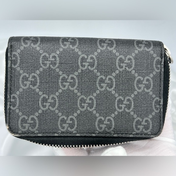GUCCI Supreme GG Logo Wolf Zippy Coin Card Wallet - Picture 10 of 10